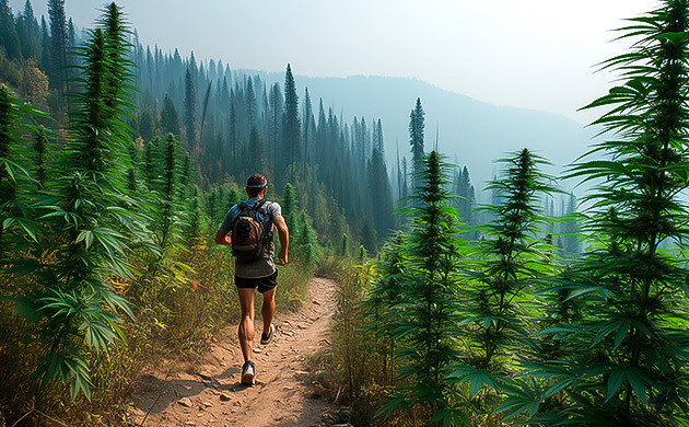 Трейлраннинг и каннабис: бег с удовольствием