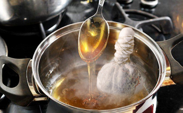 Приготовка мёда с коноплей