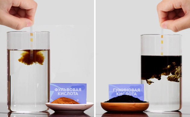 Формы выпуска в виде порошка и концентрата Порошок и концентрат гуминовой и фульвовой кислот