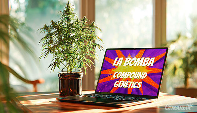 Гроурепорт сорта La Bomba от Compound Genetics
