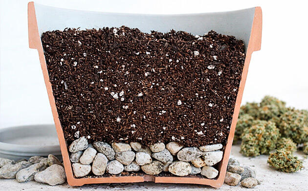 Дренаж для конопли из пеностекла Пеностекло в качестве дренажа