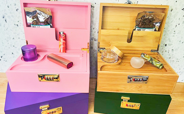 Дизайнерские боксы для хранения каннабиса