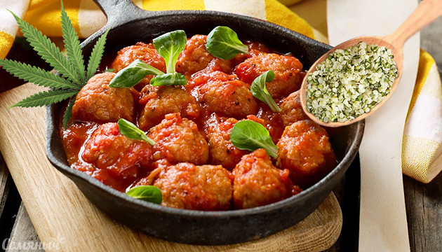 Рецепт фрикаделек из тофу и ядер конопли Фрикадельки в сковороде