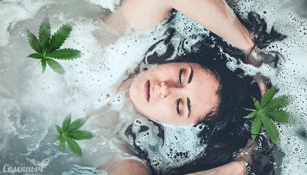 Ванна и конопля