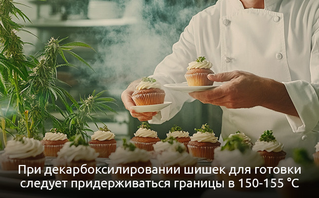 ТГК в кулинарии: декарбоксилирование Как правильно декарбоксилировать ТГК