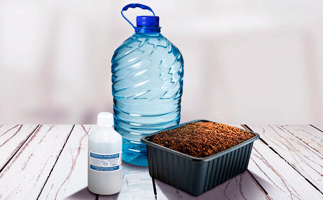 Добавление свежей кокосовой койры в повторно используемую почвенную смесь