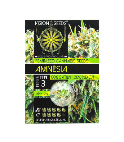 Семена сорта Amnesia fem (Vision Seeds)