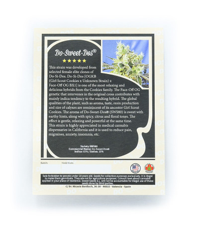 Семена сорта Do Sweet Dos fem (Sweet Seeds)