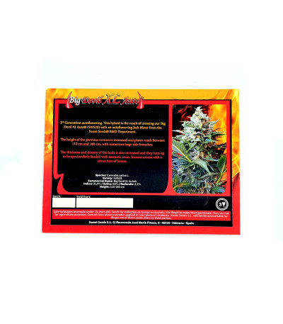 Семена сорта Big Devil XL Auto fem (Sweet Seeds)