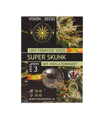 Семена сорта Super Skunk Auto Fem (Vision Seeds)