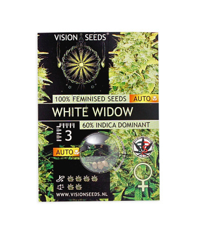 Семена сорта White Widow Auto Fem (Vision Seeds)