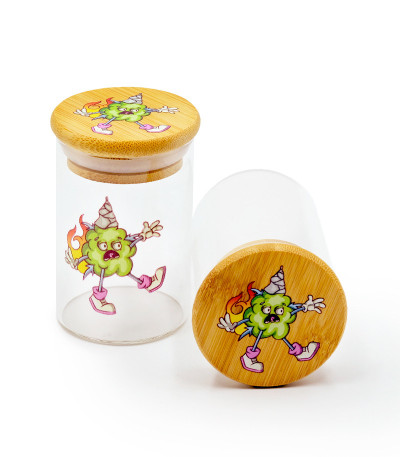 Баночка герметичная с принтом 7CH, маленькая