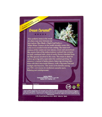 Семена сорта Cream Caramel fem (Sweet Seeds)